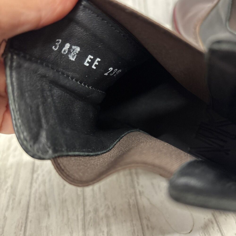 Size 38 Genderfree Nik Kacy The Brogue Chelsea Boots EUC - Picture 6 of 10